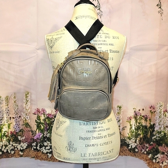 STEVE Madden Mini Leather Backpack - Picture 1 of 15